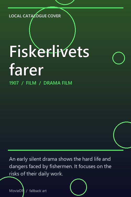 Fiskerlivets farer poster