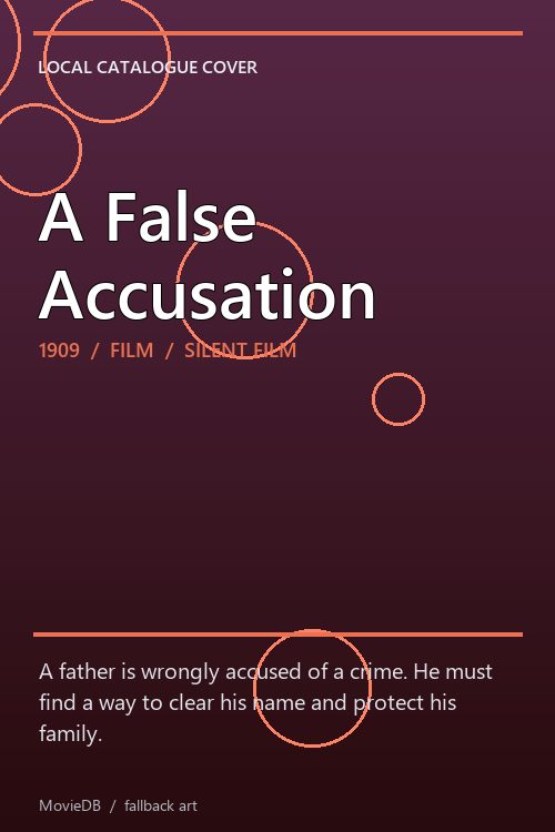 A False Accusation poster