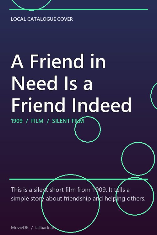 A Friend in Need Is a Friend Indeed poster