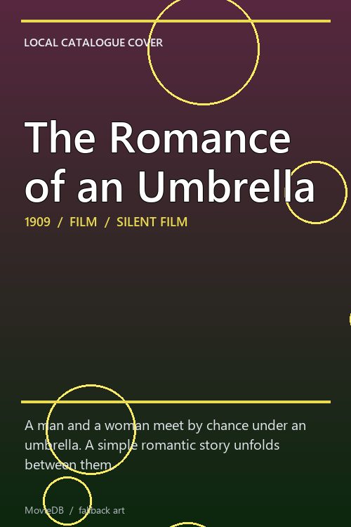 The Romance of an Umbrella poster