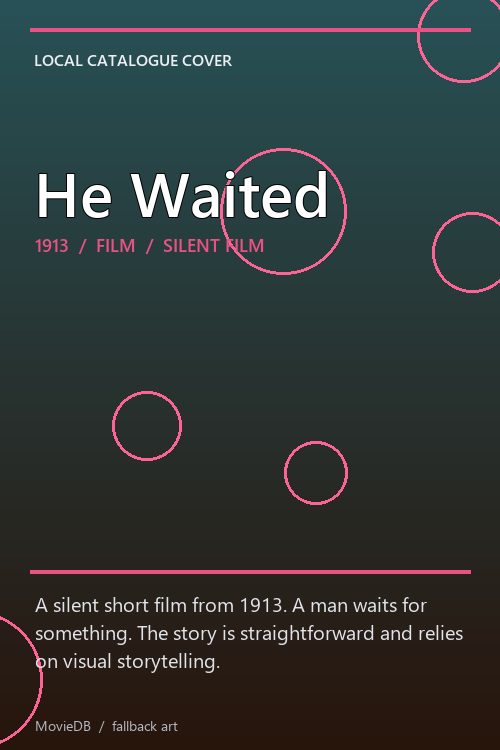 He Waited poster