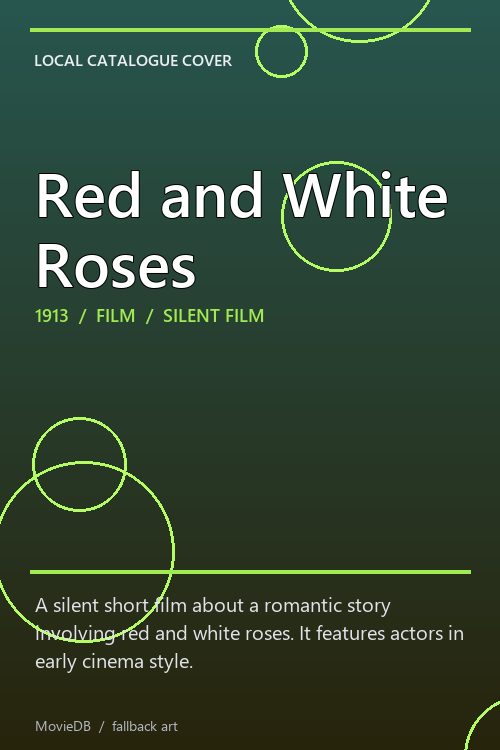 Red and White Roses poster