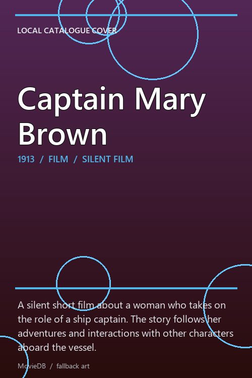 Captain Mary Brown poster
