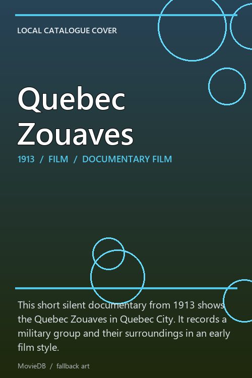 Quebec Zouaves poster