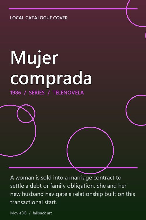 Mujer comprada poster