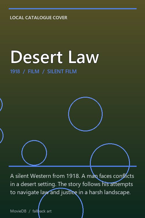 Desert Law poster