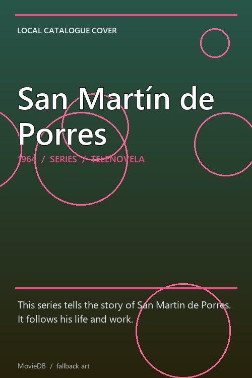 San Martín de Porres poster