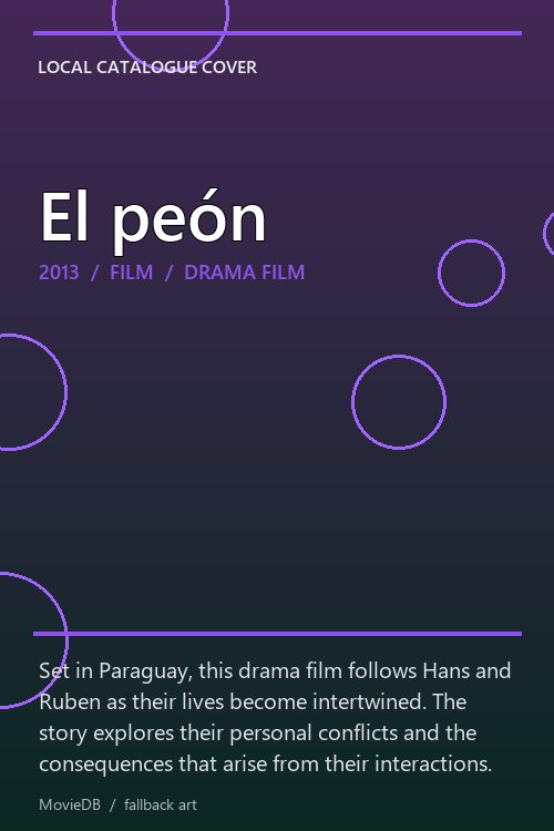 El peón poster