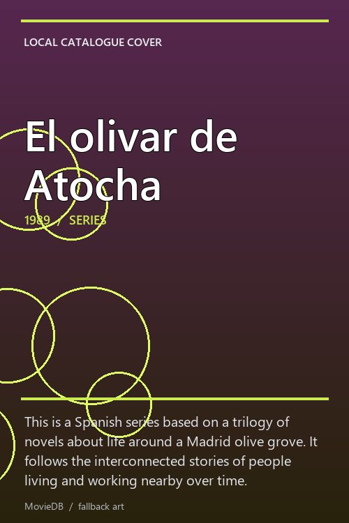 El olivar de Atocha poster