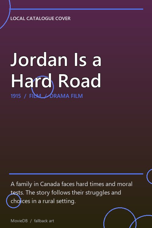 Jordan Is a Hard Road poster