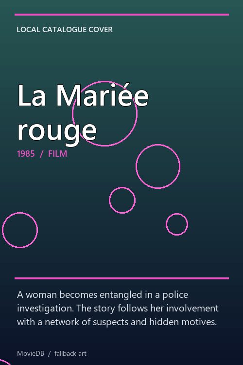 La Mariée rouge poster