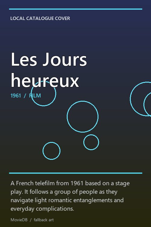 Les Jours heureux poster