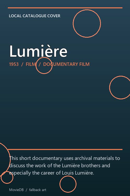 Lumière poster