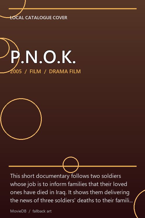 P.N.O.K. poster