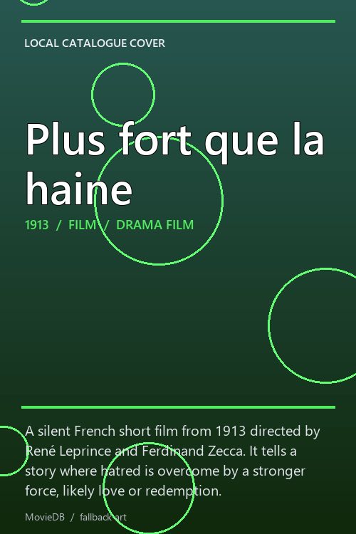 Plus fort que la haine poster