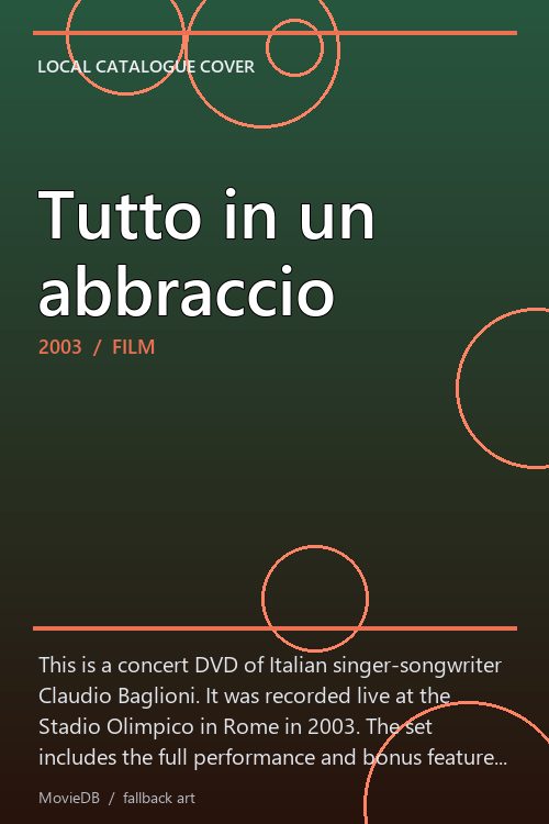 Tutto in un abbraccio poster