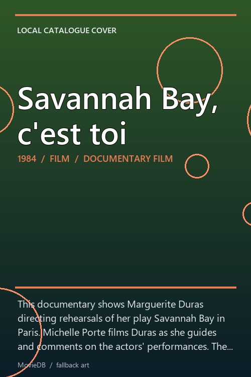 Savannah Bay, c'est toi poster