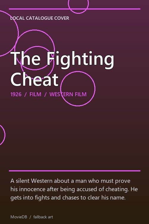 The Fighting Cheat poster