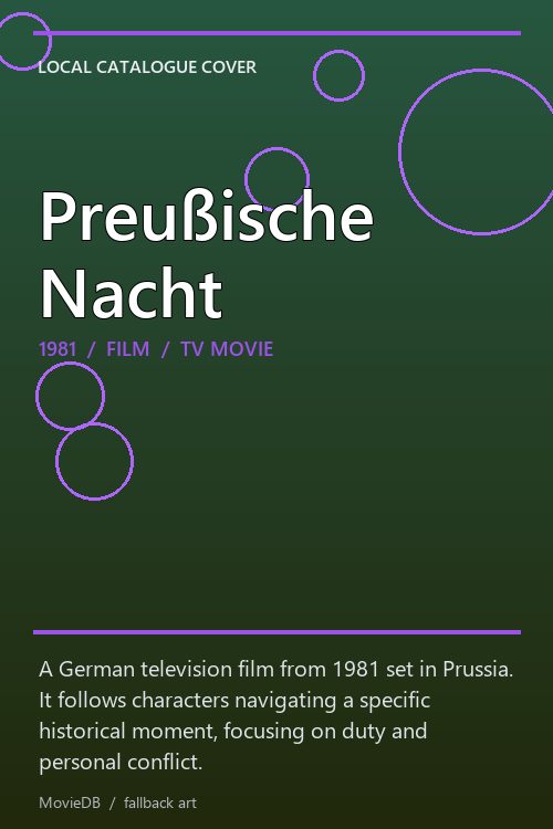 Preußische Nacht poster