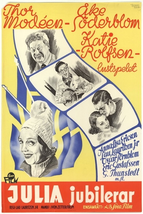 Julia jubilerar poster
