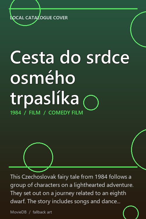 Cesta do srdce osmého trpaslíka poster