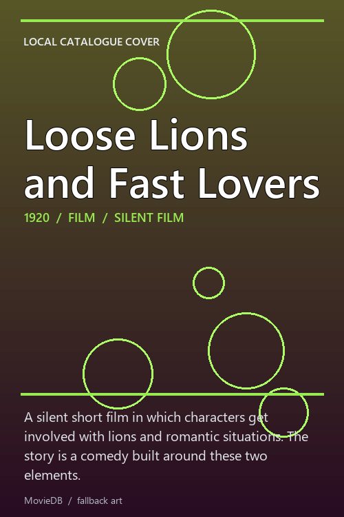 Loose Lions and Fast Lovers poster