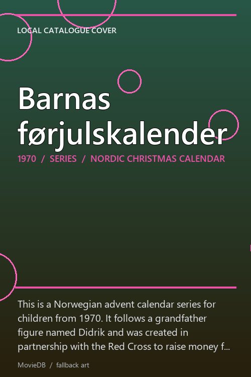 Barnas førjulskalender poster