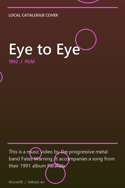 Eye to Eye poster