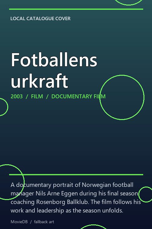 Fotballens urkraft poster