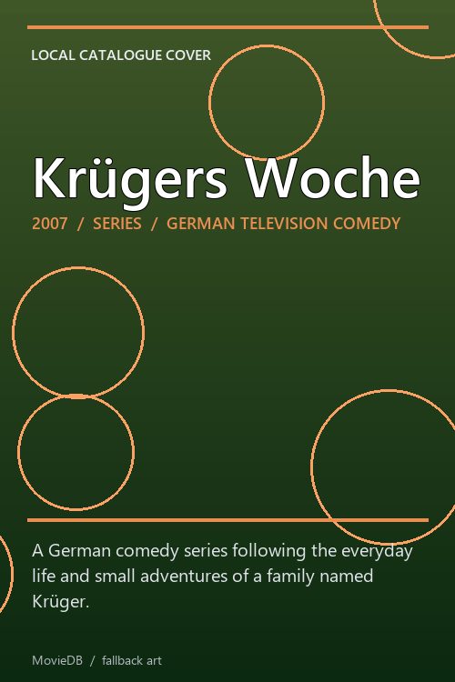 Krügers Woche poster