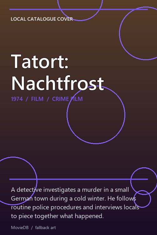 Tatort: Nachtfrost poster
