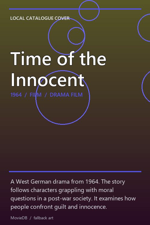 Time of the Innocent poster