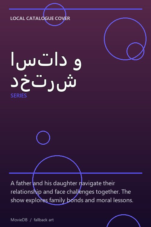 استاد و دخترش poster