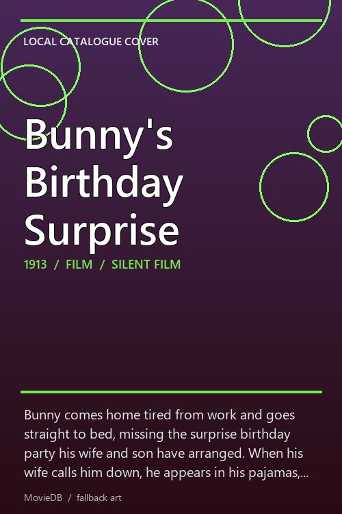 Bunny's Birthday Surprise poster