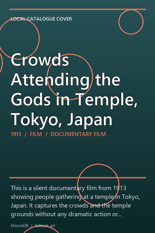 Crowds Attending the Gods in Temple, Tokyo, Japan poster