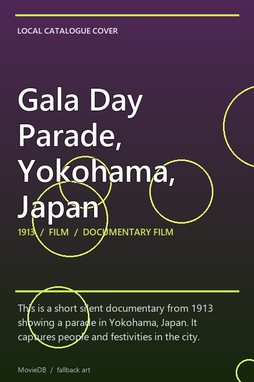 Gala Day Parade, Yokohama, Japan poster