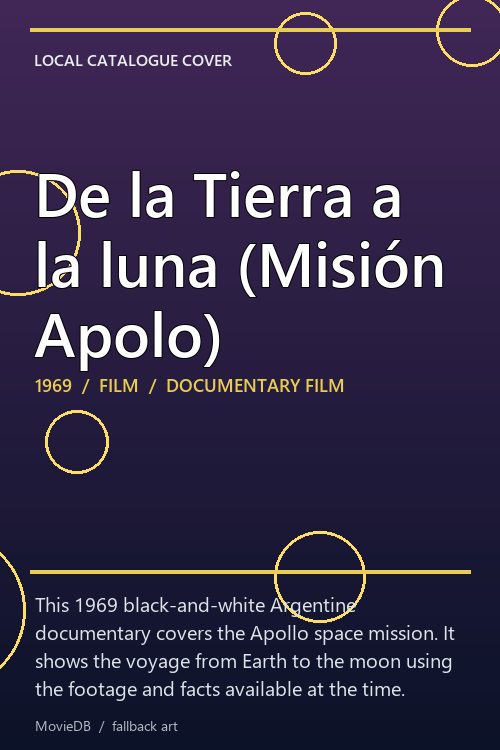De la Tierra a la luna (Misión Apolo) poster