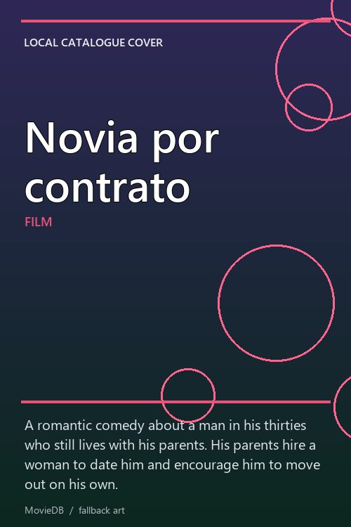 Novia por contrato poster