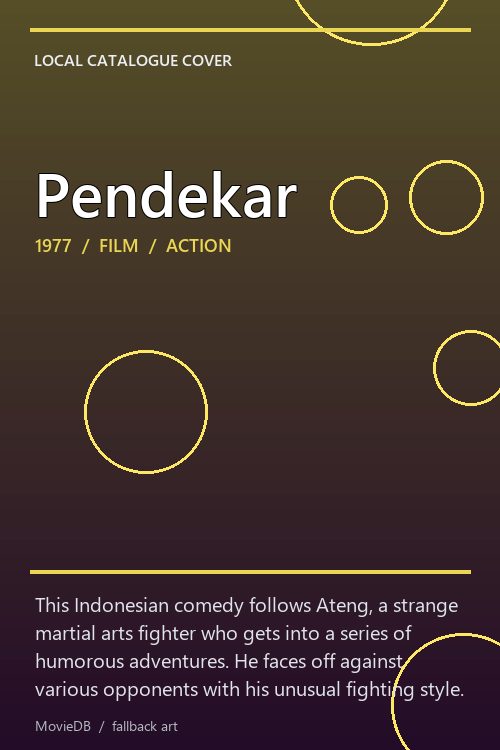 Pendekar poster
