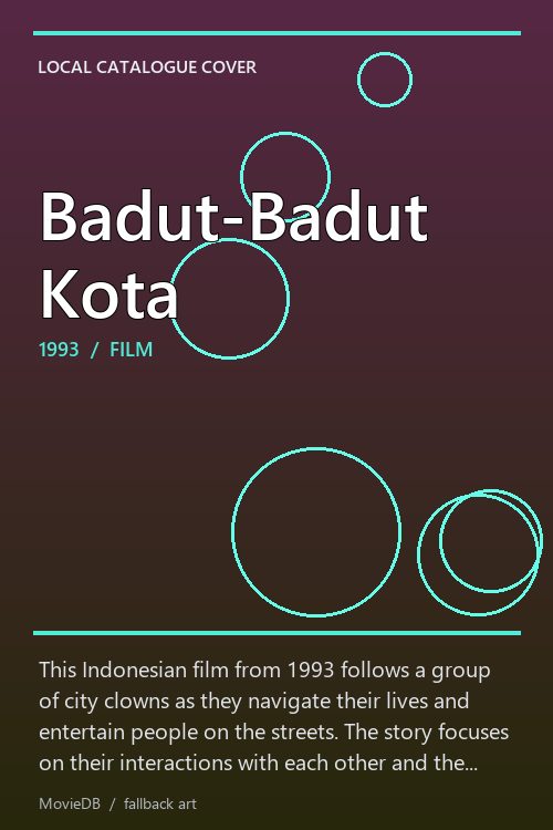 Badut-Badut Kota poster