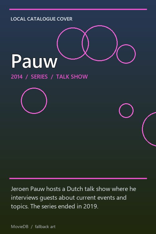Pauw poster