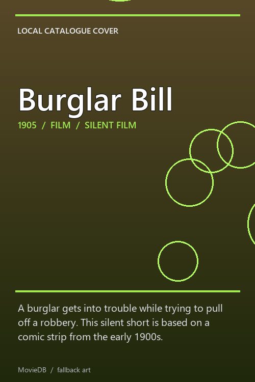 Burglar Bill poster