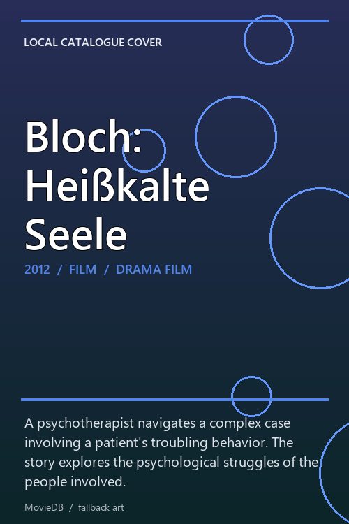 Bloch: Heißkalte Seele poster