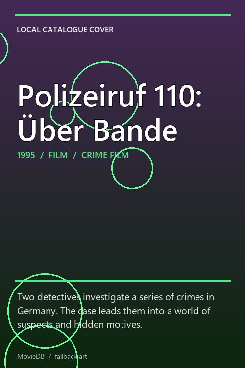 Polizeiruf 110: Über Bande poster