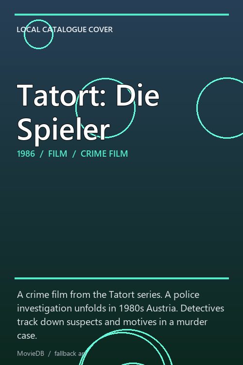 Tatort: Die Spieler poster