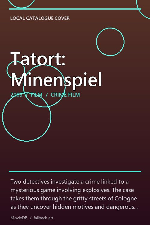 Tatort: Minenspiel poster