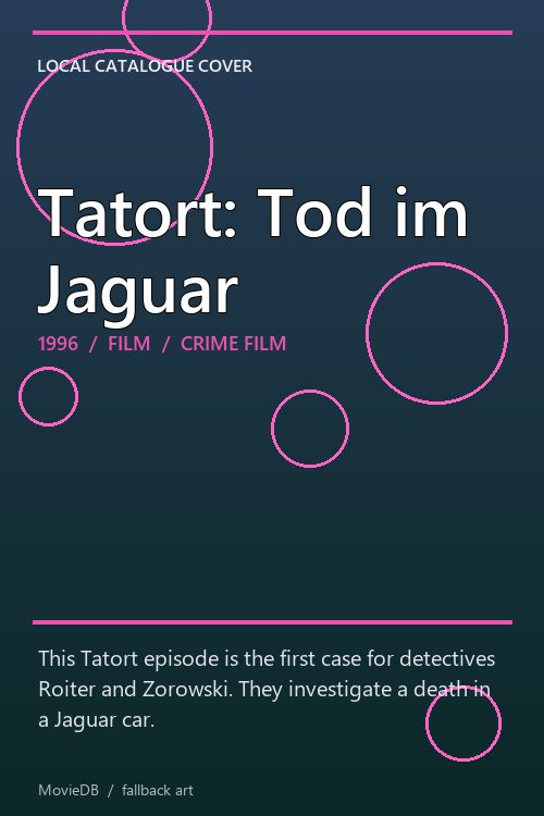 Tatort: Tod im Jaguar poster