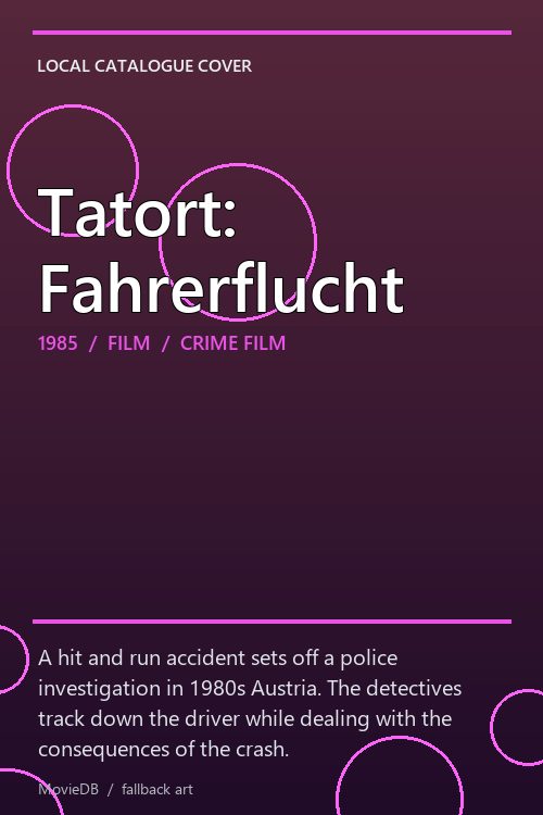 Tatort: Fahrerflucht poster