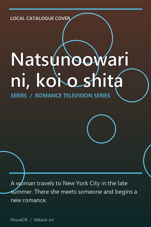 Natsunoowari ni, koi o shita poster