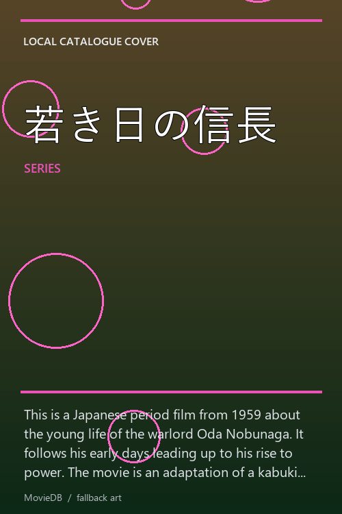 若き日の信長 poster
